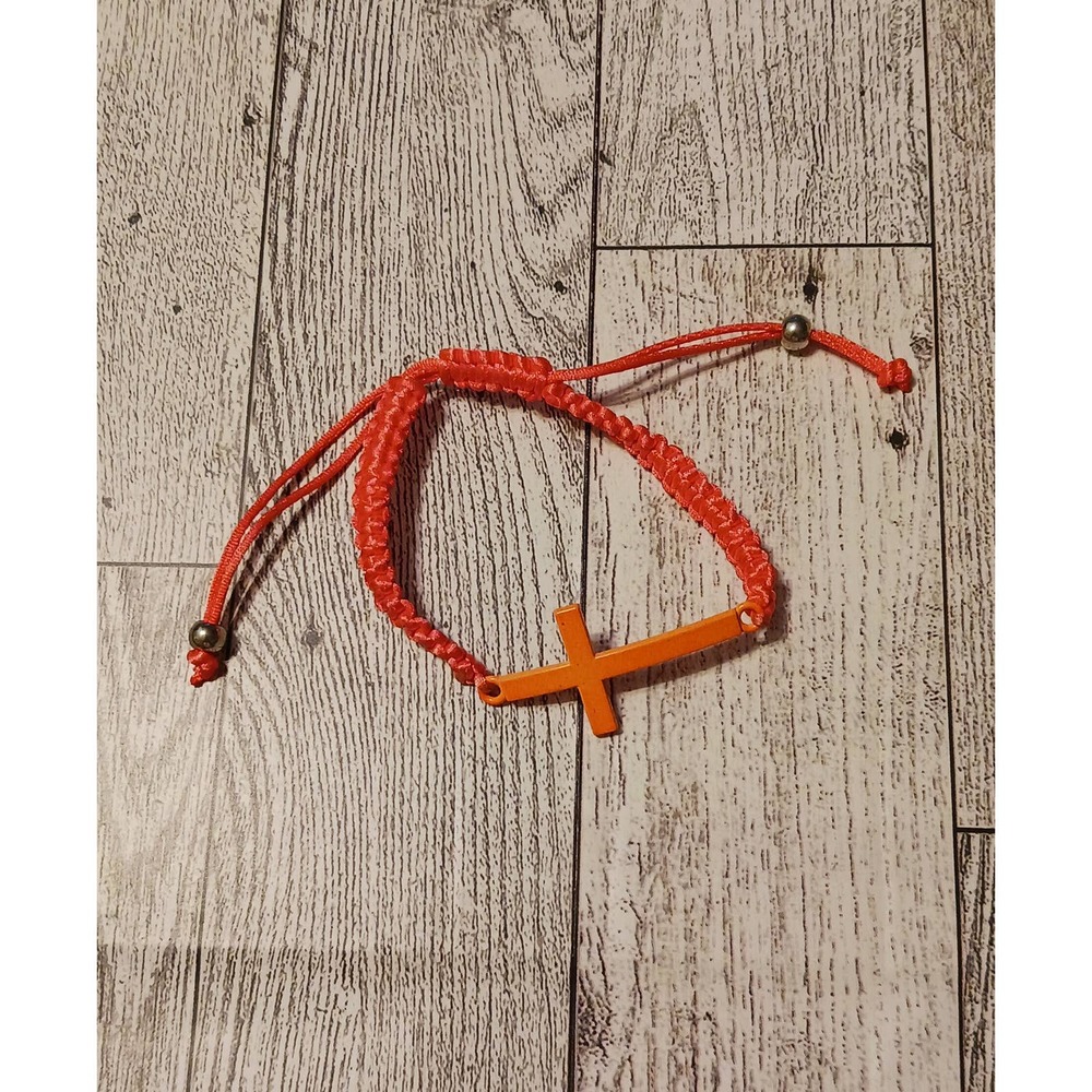 Neon cross bracelet